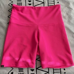 Pink CycleBar shorts